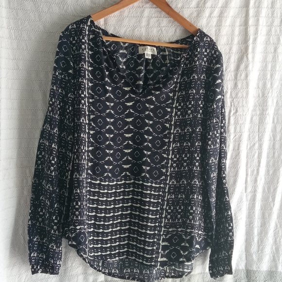 Velvet By Graham & Spencer Print Top - Picture 1 of 3